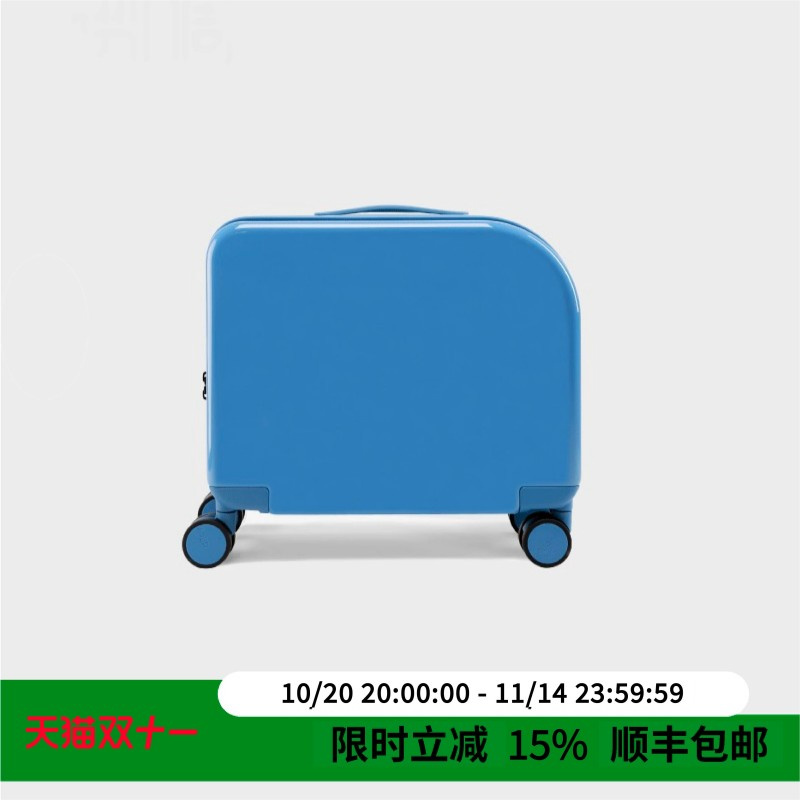 alloy轻便时尚高颜值蓝色行李箱