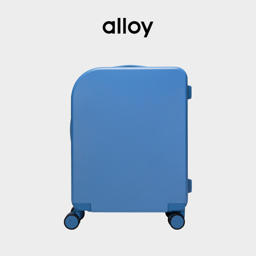 alloy轻便时尚高颜值蓝色行李箱