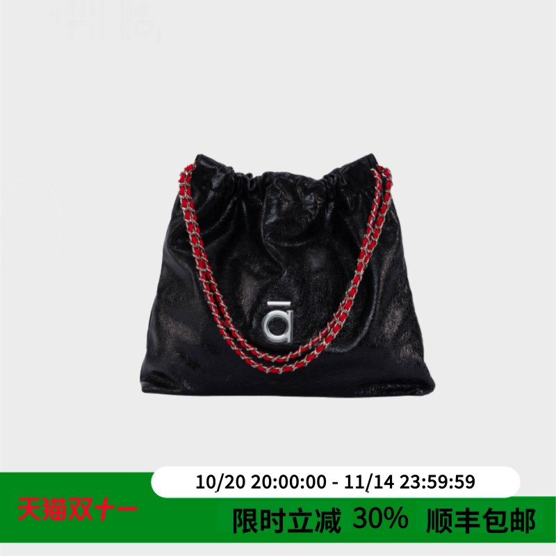 alloy时尚牛皮垃圾袋包hobo包