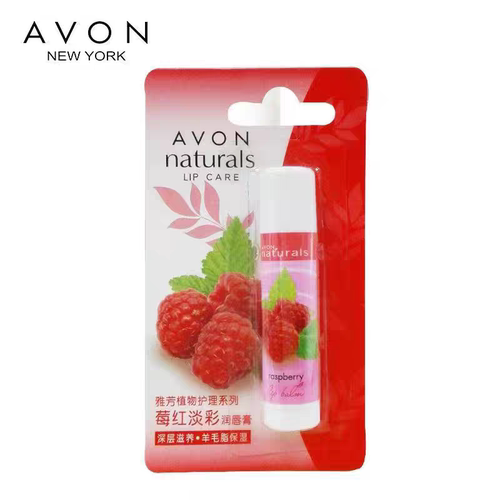 Avon/雅芳润唇膏莓红淡彩润唇膏滋润护唇红润保湿水润亮泽