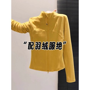 奥特莱斯~专柜新品特价立领德绒双拉链羽绒服内胆冲锋衣内搭上衣