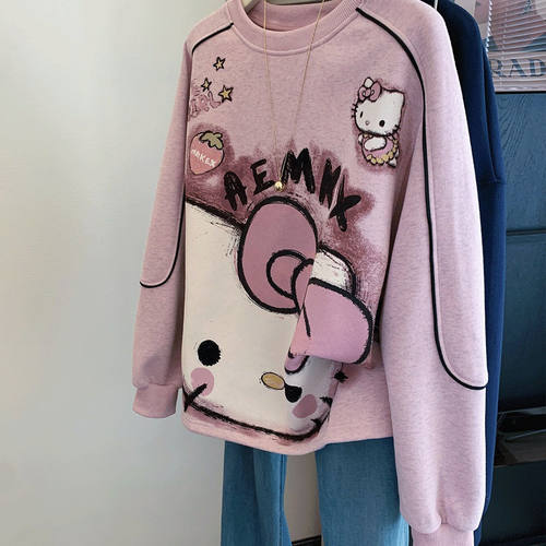 超好看圆领早秋季新款无帽减龄