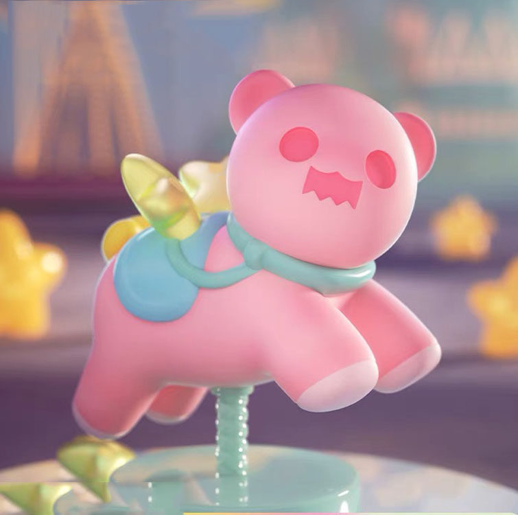 shinwoo午夜乐园幽灵熊盲盒手办车载摆件可爱公仔礼物整盒潮玩