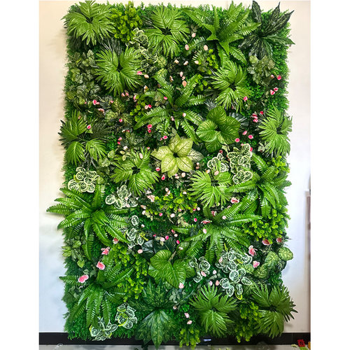 彷真立体植物墙花墙背景墙装饰室内阳台墙面假草坪草皮网红造景