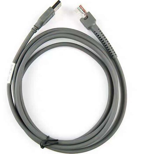 迅宝Symbol斑马DS3578 DS3478 LS4208 7708扫描枪USB数据线1.8米