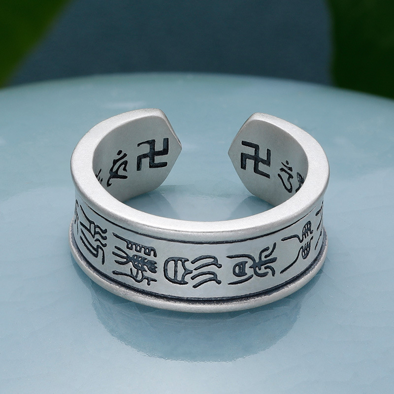 镀925银复古临兵斗者皆阵列前行