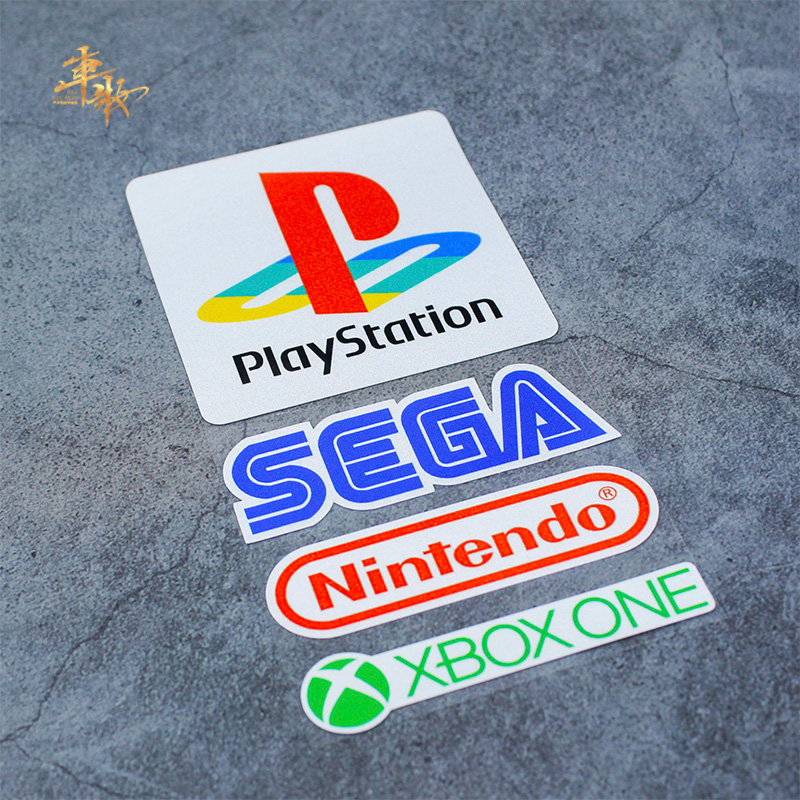 ps4 playstation图标任天堂创意游戏汽车贴纸电脑机箱贴摩托车贴