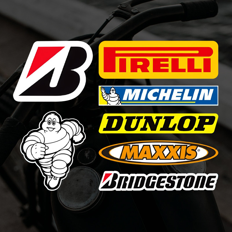轮胎赞助商反光车贴改装摩托GP电动车汽车划痕遮盖防水贴纸