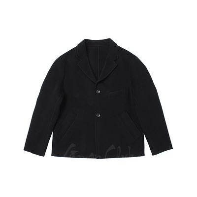 FotiGmanClub 限定手工缝制双面羊毛 松驰感短款西服西装男外套