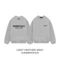 Light Mist Gray/Round Neck Sweatshirt