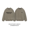 Dark Fog Gray/Round Neck Sweatshirt