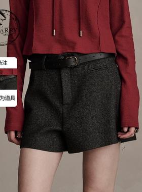 【明星同款】D-HARRY/迪哈利冬新款黑色A字短裤DH244L97750D