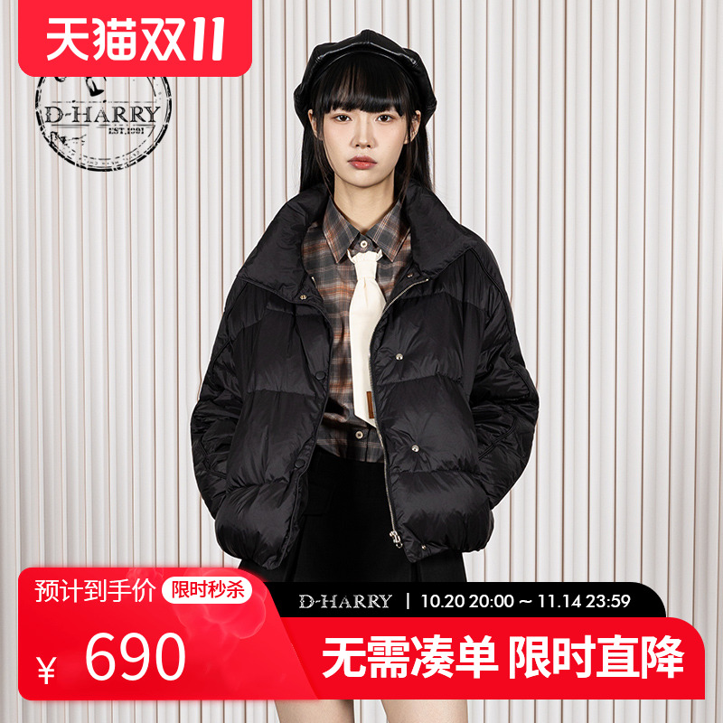 D-HARRY/迪哈利黑色羽绒服