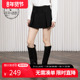 HARRY 迪哈利2025冬季 新款 通勤百搭休闲黑色短裤 DH254L62913T