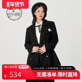 明星同款 HARRY 迪哈利春秋复古西装 单排扣外套DH231A95862D
