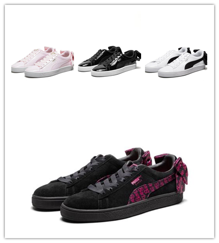 现货专柜正品彪马puma basket蝴蝶结女子休闲板鞋 367353/366337