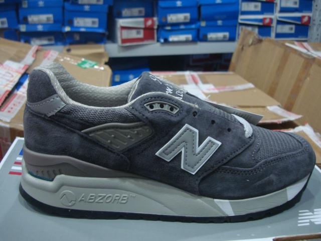 超赞正品NEW BALANCE美产限量998深灰高端复古跑鞋 W998CH