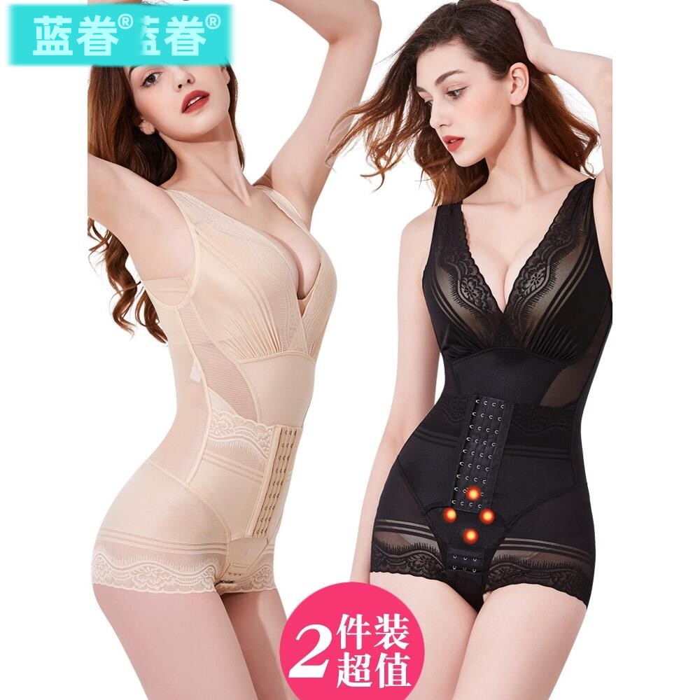 加强收腹束腰连体塑身衣收副乳产后美体塑形收肚子提臀显瘦身内衣