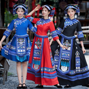 少数民族服装火把节彝族服装