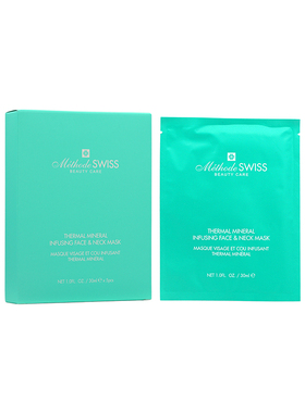 METHODESWISS温泉矿物保湿面颈膜淡化颈纹补水紧致30MLX5片/盒