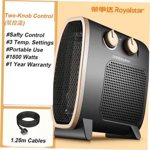 。Compact Room Air Space Heater Warmer Fan 1800W Electric