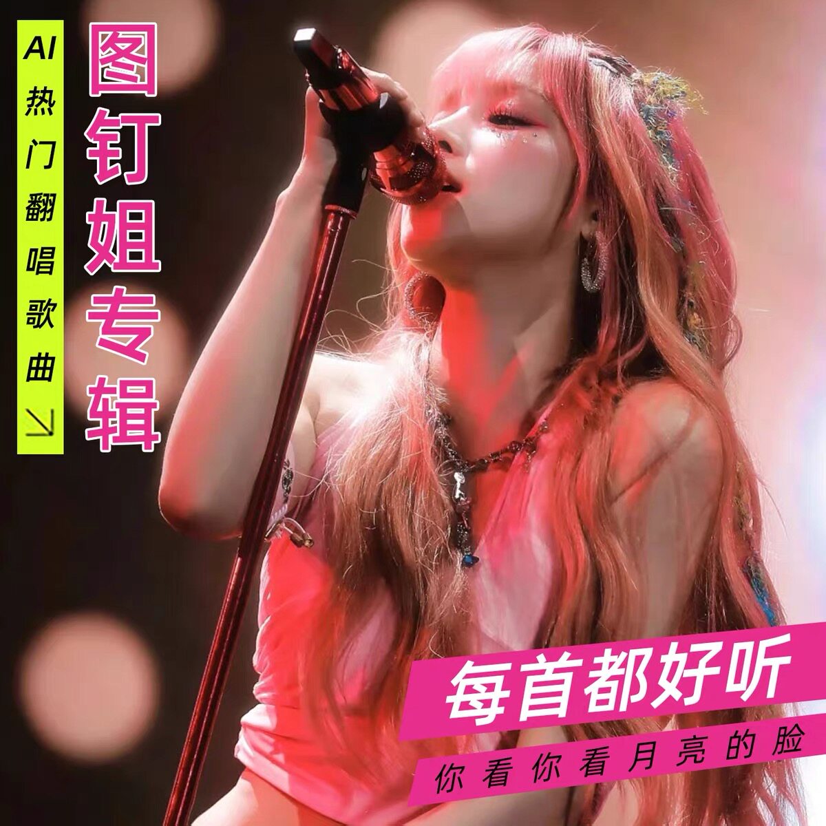 图钉姐歌曲专辑经典老歌翻唱合集Ai无损网红流行热门车载音乐U盘