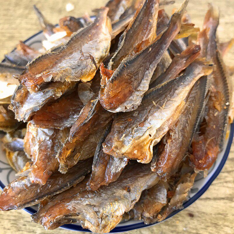 江能大连特产130g香酥小黄鱼干即食原味酥脆黄花鱼干货海鲜零食