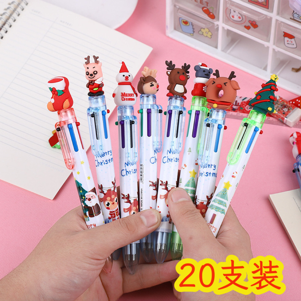 创意六色圆珠笔小学生奖励文具