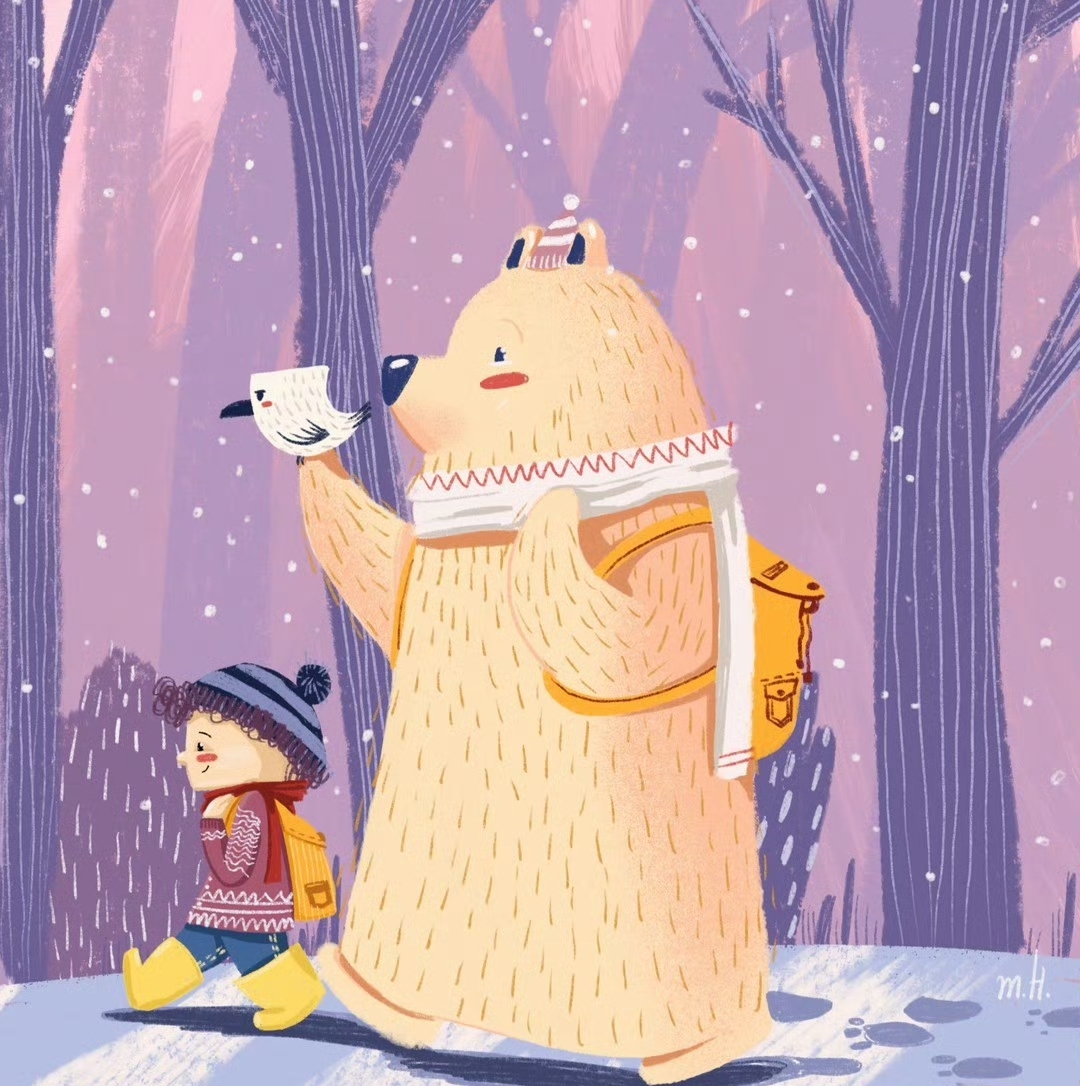 儿童插画师Marina Halak作品图片素材电子版可爱插画合集