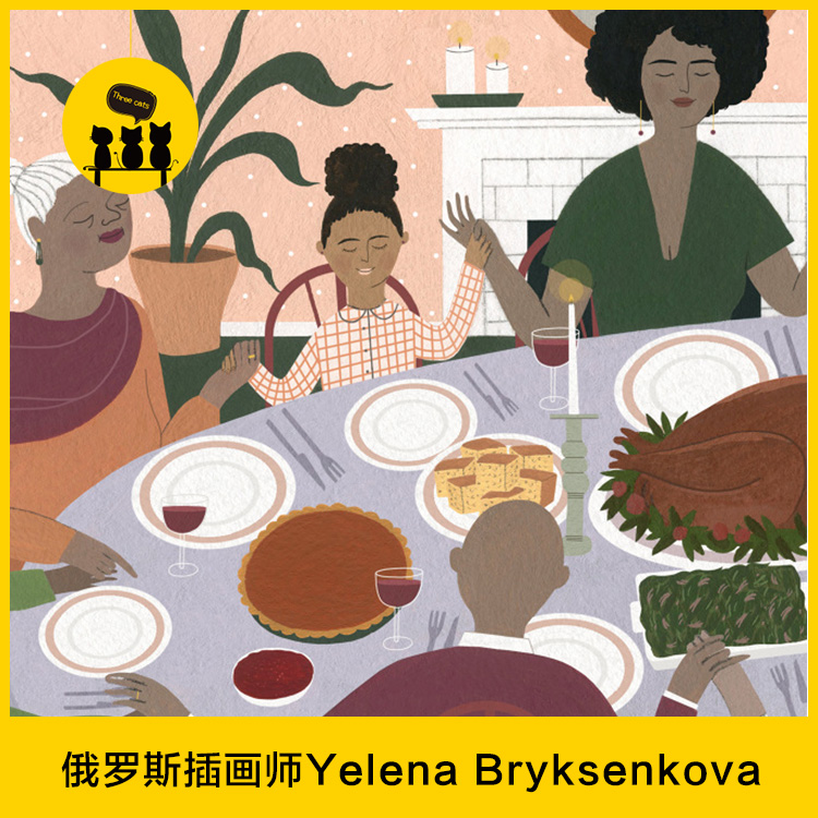 【1073】俄罗斯自由插画师Yelena Bryksenkova唯美梦幻儿童插画集