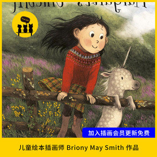 Smith森林系插图作品 May 儿童绘本插画师Briony 草稿600 1464