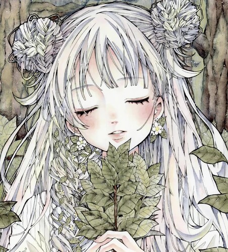 日本插画师とあるお茶 toaru_ocha_03作品图片素材200张临摹学习