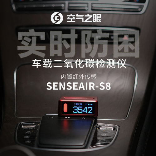 车载红外二氧化碳检测仪空气之眼
