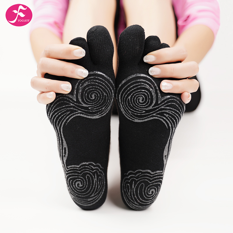 室内地板防滑专业普拉提五指袜