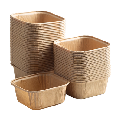 纸杯蛋糕一次性方形带盖烘焙面包