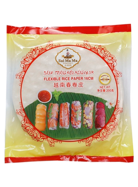 越南春卷皮进口水妈妈低脂薄饼晶