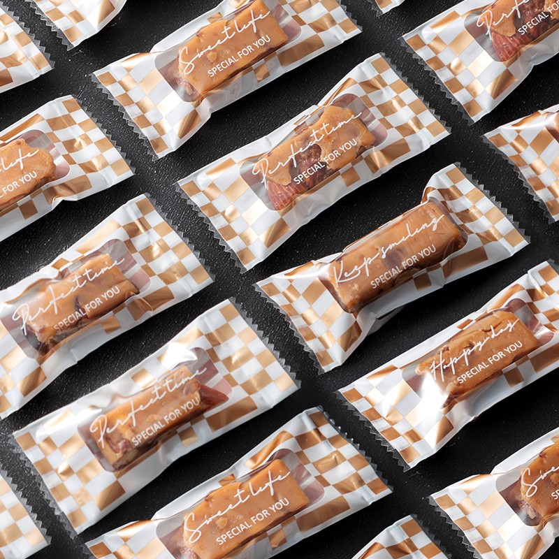 太妃糖包装袋海盐杏仁机封袋牛轧