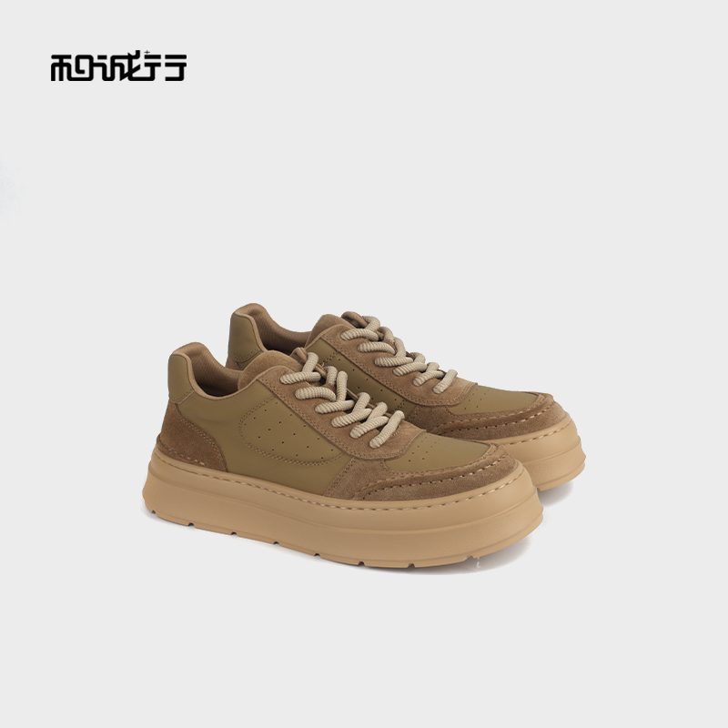 和诚行秋冬休闲板鞋厚底