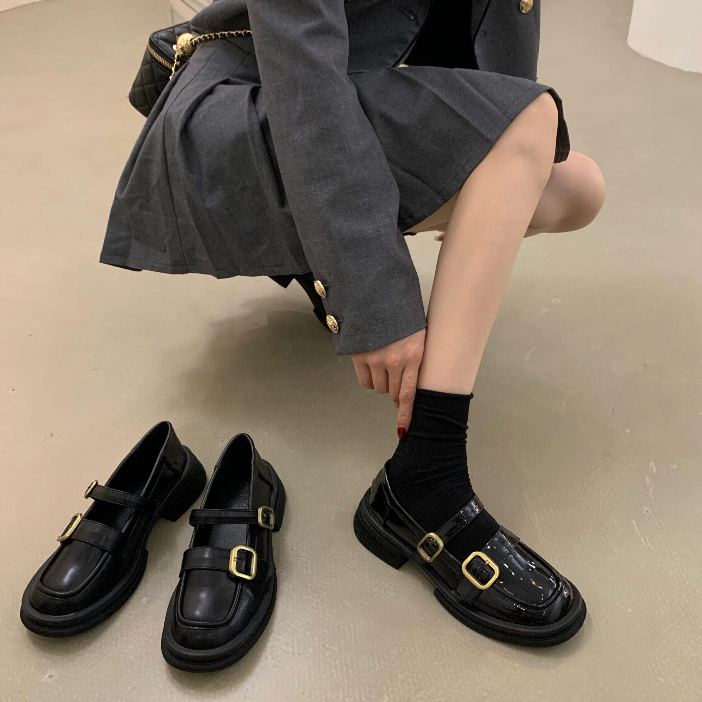 厚底英伦风小皮鞋女鞋2026
