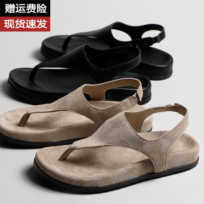羊皮版~软底真皮复古夹脚