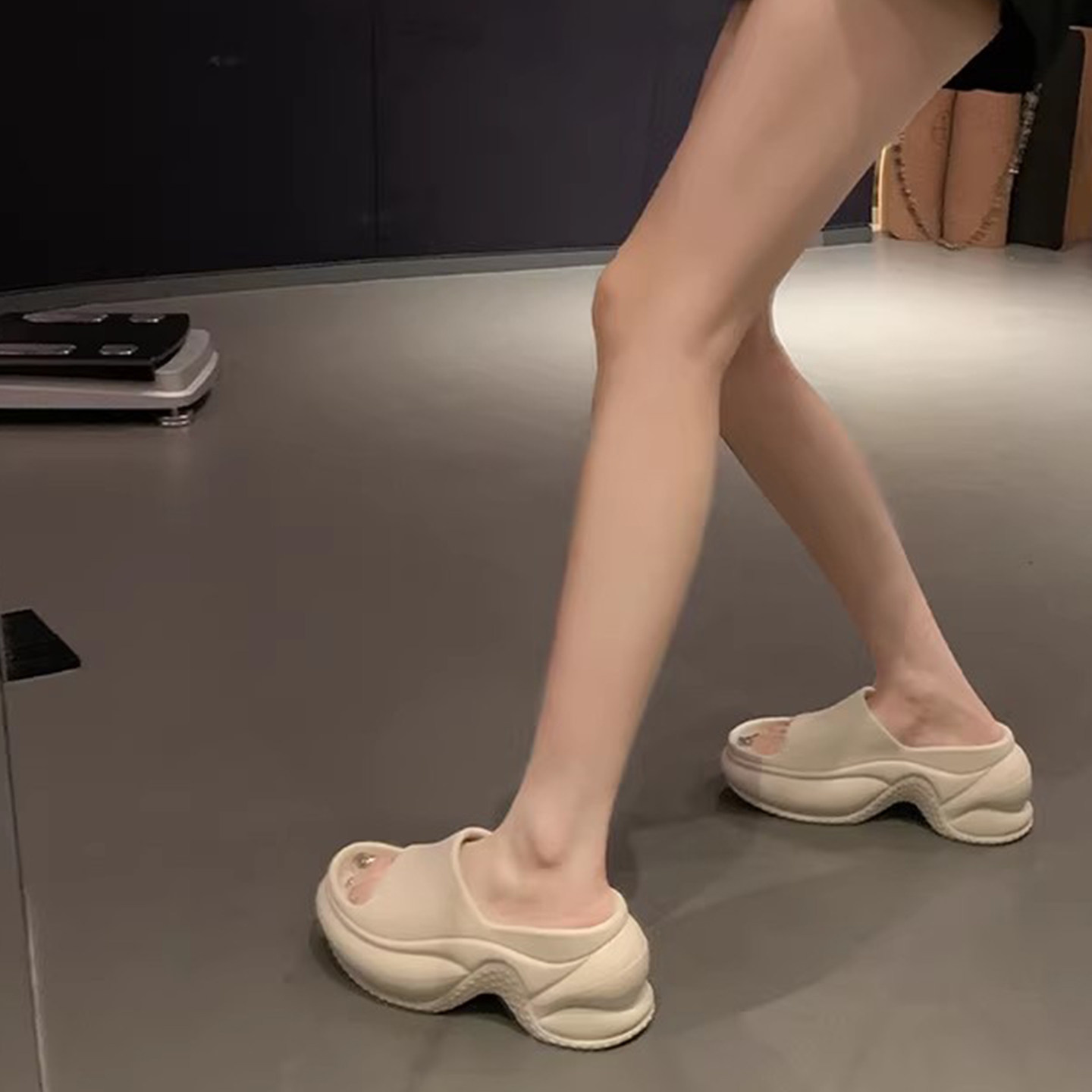 厚底高跟凉拖鞋女夏外穿
