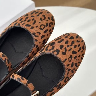豹纹玛丽珍鞋 SS2026