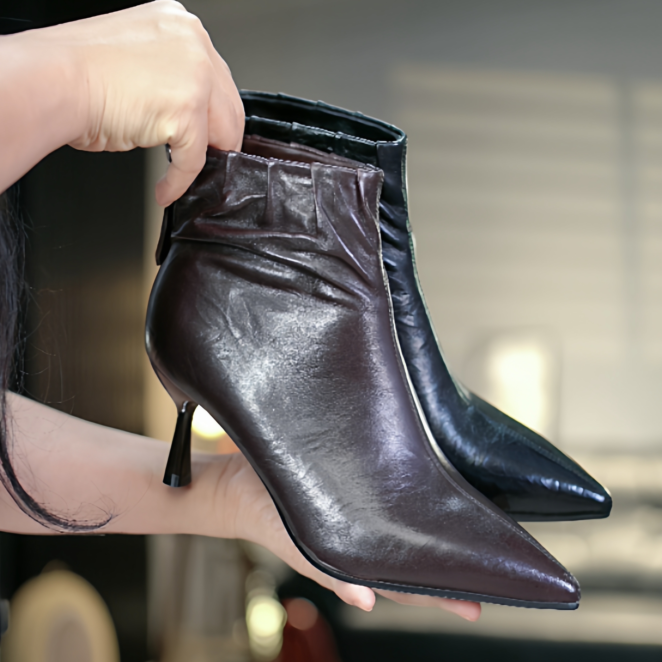 手抓工艺靴子TLS-215560