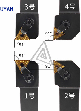 6数控刀杆91度60外圆三角MTGNR/MTFNR/2020K16/2525M16/MTGNL