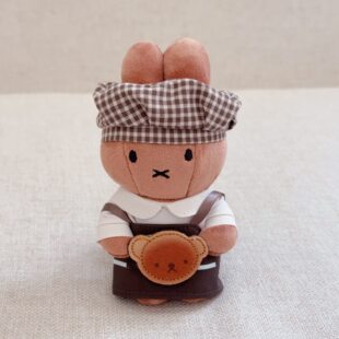 米菲兔韩国庆州限定面包厨师款毛绒包包挂件钥匙扣玩偶公仔娃娃