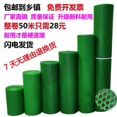 绿色小孔家用塑h料围栏网格加厚防护鸡鸭鹅垫户外育雏网床养殖漏