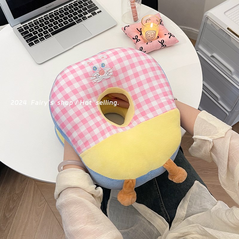 可爱午睡枕女生枕j头办公室午休趴睡枕小学生桌上午睡专用抱枕神