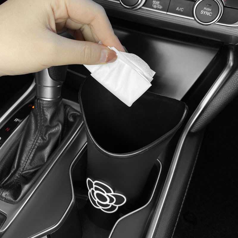 汽车雨伞收纳桶车载创意可功能挂式J垃圾桶车内置物内饰用品