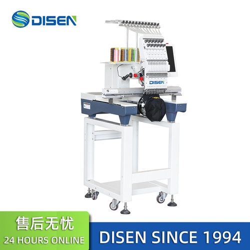 1头绣花机单头商用电脑全自动刺绣机computer embroidery machine