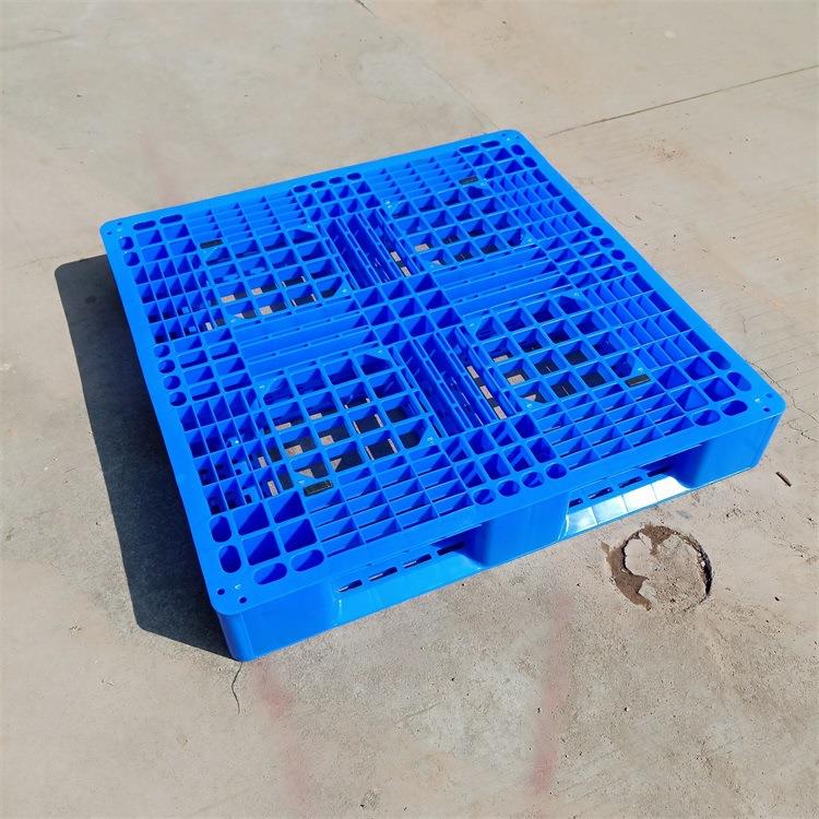 52#田字形卡板正方形蓝色1000*1000网格栈板高承重厂家直销